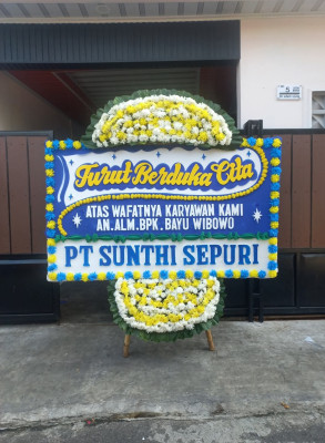 Papan Bunga Duka di Buliang