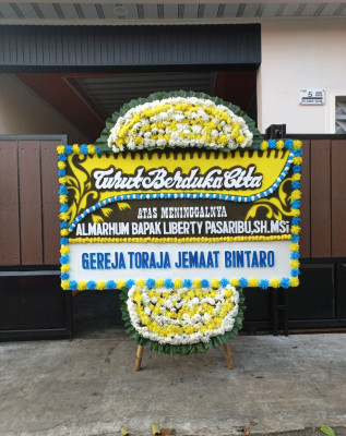 Papan Bunga Duka di Buliang