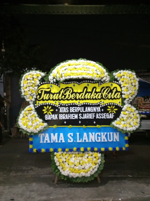 Papan Bunga Duka di Buliang